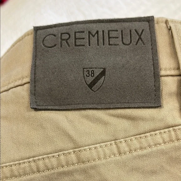Daniel Cremieux Men’s Khaki Tan Chinos Pants Straight Leg Size 38x32 - Picture 2 of 13